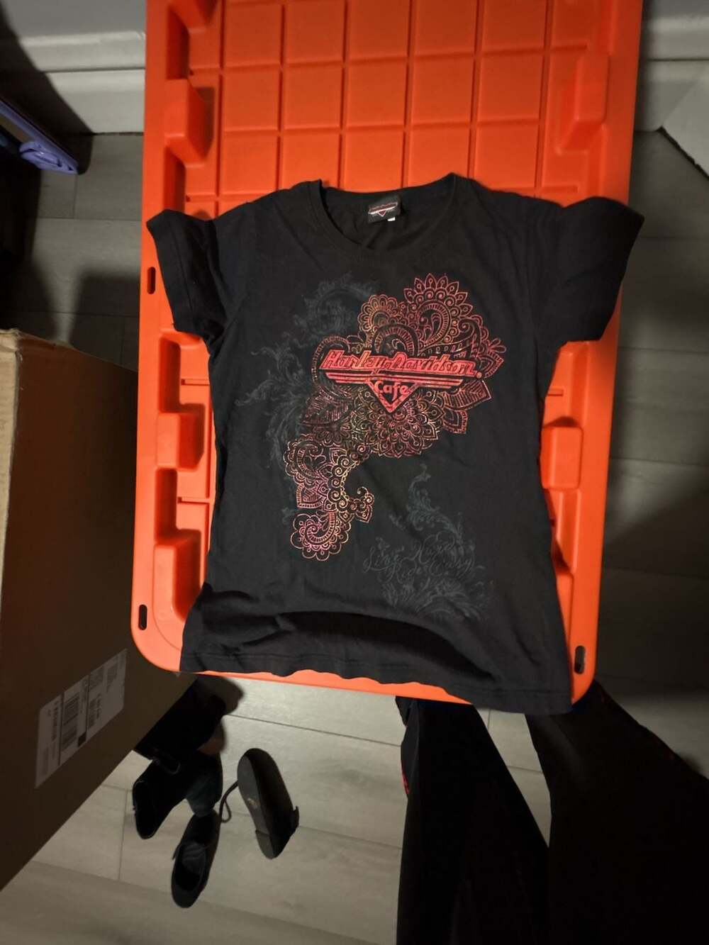Harley Davidson Las Vegas Graphic T-Shirt Black